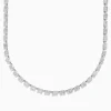 Effy Jewelry Classique 14K White Gold Diamond Tennis Necklace 7.92 TCW | Necklaces & Pendants