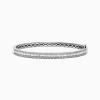 Effy Jewelry Classique 14K White Gold Diamond Bangle 1.22 TCW | Bracelets