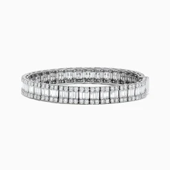 Effy Jewelry Classique 14K White Gold Diamond Tennis Bracelet 10 TCW | Bracelets