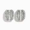 Effy Jewelry Classique 14k White Gold Diamond Earrings | Earrings