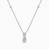 BH Multi Classique 14K White Gold Diamond Necklace, 0.66 TCW | Necklaces & Pendants