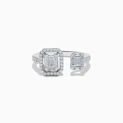 Effy Jewelry Classique 14K White Gold Diamond Ring 0.59 TCW | Rings