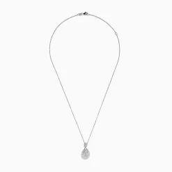 Effy Jewelry Classique 14K White Gold Diamond Pendant | Necklaces & Pendants