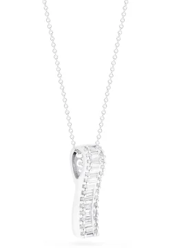 Effy Jewelry Classique 14K White Gold Diamond Pendant, 0.58 TCW | Necklaces & Pendants