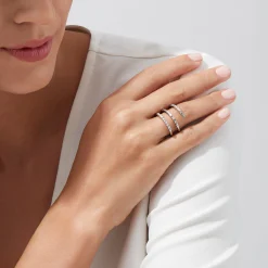 Effy Jewelry Classique 14K White Gold Diamond Wrap Ring, 0.52 TCW | Rings