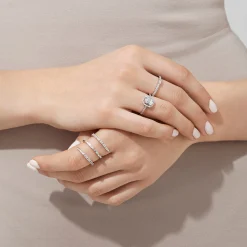 Effy Jewelry Classique 14K White Gold Diamond Ring, 0.50 TCW | Rings