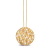 Effy Jewelry D'Oro 14K Textured Yellow Gold Diamond Pendant, 0.83 TCW | Necklaces & Pendants