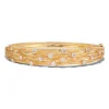 Effy Jewelry D'Oro 14K Textured Yellow Gold Diamond Bangle, 1.01 TCW | Bracelets