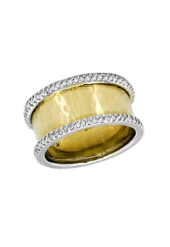Effy Jewelry D'Oro 14K Yellow and White Gold Diamond Ring, 0.36 TCW | Rings