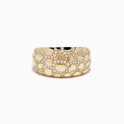 Effy Jewelry D'oro 14K Yellow Gold Animal Print Diamond Ring | Rings