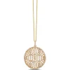 Effy Jewelry D'Oro 14K Yellow Gold Diamond Maze Pendant, 1.00 TCW | Necklaces & Pendants