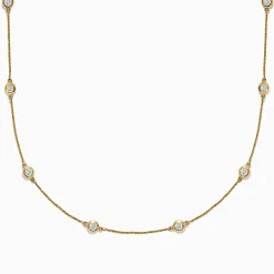BH Multi D'Oro 14K Yellow Gold Diamond Station Necklace, 1.50 TCW | Necklaces & Pendants