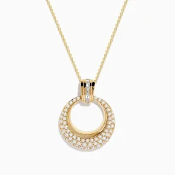 Effy Jewelry D'Oro 14K Yellow Gold Diamond Pendant | Necklaces & Pendants