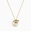 Effy Jewelry D'Oro 14K Yellow Gold Diamond Spiral Pendant | Necklaces & Pendants