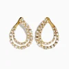 Effy Jewelry D'Oro 14K Yellow Gold Diamond Statement Earrings 2.01 TCW | Earrings