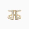 Effy Jewelry D'Oro 14K Yellow Gold Diamond Open Shank Ring, 0.82 TCW | Rings