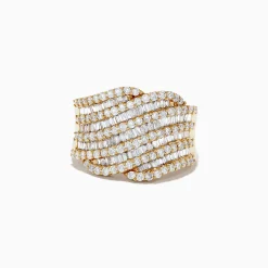Effy Jewelry D'Oro 14K Yellow Gold Diamond Ring | Rings