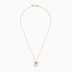 Effy Jewelry D'Oro 14K Yellow Gold Diamond Spiral Pendant | Necklaces & Pendants