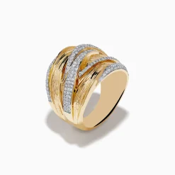 Effy Jewelry D'Oro 14K Yellow Gold Diamond Ring | Rings