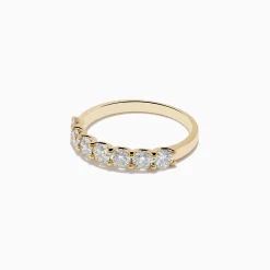 Effy Jewelry D'Oro 14K Yellow Gold Round Brilliant Diamond Band 1.03 TCW | Rings