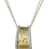 Effy Jewelry D'Oro Two Tone 14K Yellow and White Gold Diamond Pendant, 0.20 TCW | Necklaces & Pendants