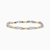 BH Multi Duo 14K Two Tone Gold Diamond Infinity Tennis Bracelet 0.53 TCW | Bracelets