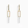 BH Multi Duo 14K Two Tone Gold Diamond Drop Earrings | Earrings
