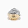 Effy Jewelry Duo 14K White and Yellow Gold Diamond Ring | Rings