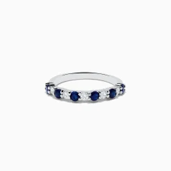Effy Jewelry Gemma Blue Sapphire and Diamond Ring, 0.88 TCW | Rings
