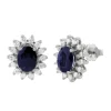 Effy Jewelry Gemma Royalty Sapphire and Diamond Earrings, 3.54 TCW | Earrings