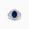 Effy Jewelry Hematian 18K White Gold Blue Sapphire and Diamond Ring | Rings