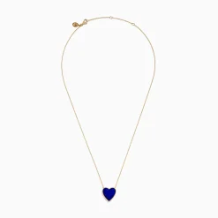 Effy Jewelry 14K Gold Lapis Lazuli and Diamond Reversible Heart Pendant | Necklaces & Pendants