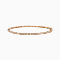 Effy Jewelry 14K Rose Gold 0.25 Ct. Diamond Tennis Bracelet | Bracelets