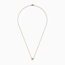 BH Multi 14K Rose Gold Diamond Cluster Necklace, 0.26 TCW | Necklaces & Pendants