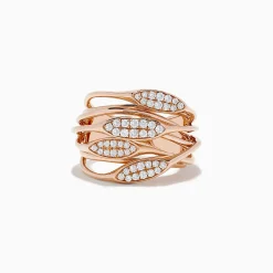 Effy Jewelry 14K Rose Gold Diamond Fashion Ring | Rings