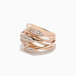 Effy Jewelry 14K Rose Gold Diamond Fashion Ring | Rings