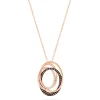 Effy Jewelry 14K Rose Gold Espresso and White Diamond Pendant, 0.48 TCW | Necklaces & Pendants