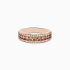 Effy Jewelry 14K Rose Gold Espresso and White Diamond Ring, .89 TCW | Rings