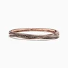 Effy Jewelry 14K Rose Gold Espresso and White Diamond Bangle, 1.26 TCW | Bracelets