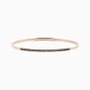 BH Multi 14K Rose Gold Espresso Diamond Bangle | Bracelets