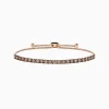 BH Multi 14K Rose Gold Espresso Diamond Bolo Bracelet 1.35 TCW | Bracelets