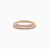 Effy Jewelry 14K Rose Gold Flexible Size 7-10 Diamond Ring | Rings