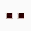 Effy Jewelry 14K Rose Gold Garnet Stud Earrings | Earrings