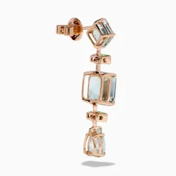 Effy Jewelry 14K Rose Gold Green Amethyst and Peridot Earrings | Earrings