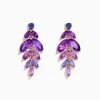 Effy Jewelry 14K Rose Gold Iolite, Amethyst and Tanzanite Earrings | Earrings