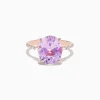 Effy Jewelry 14K Rose Gold Kunzite and Diamond Ring | Rings