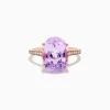 Effy Jewelry 14K Rose Gold Kunzite and Diamond Ring | Rings