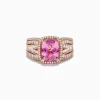Effy Jewelry 14K Rose Gold Kunzite and Diamond Ring | Rings