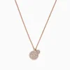 Effy Jewelry 14K Rose Gold Pave Diamond Disk Pendant, 0.25 TCW | Necklaces & Pendants
