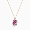 Effy Jewelry 14K Rose Gold Pink Amethyst and Diamond Pendant | Necklaces & Pendants